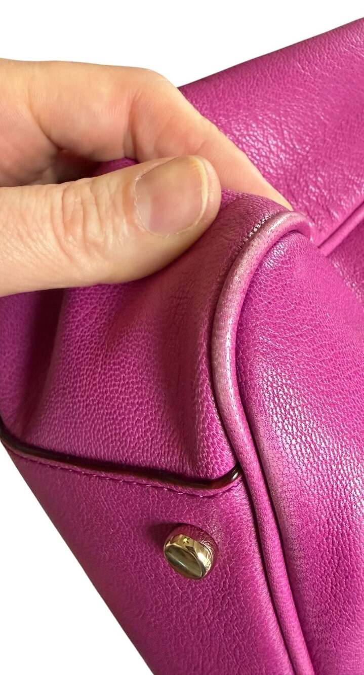 Kate Spade New York Primrose Hill Goldie Satchel in Fuchsia Pink - Picture 4 of 11